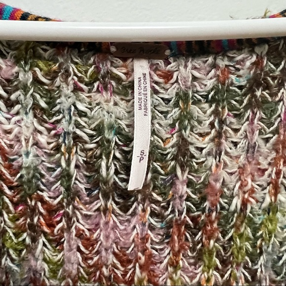 Free People Highland V Neck Sweater - Picture 6 of 9